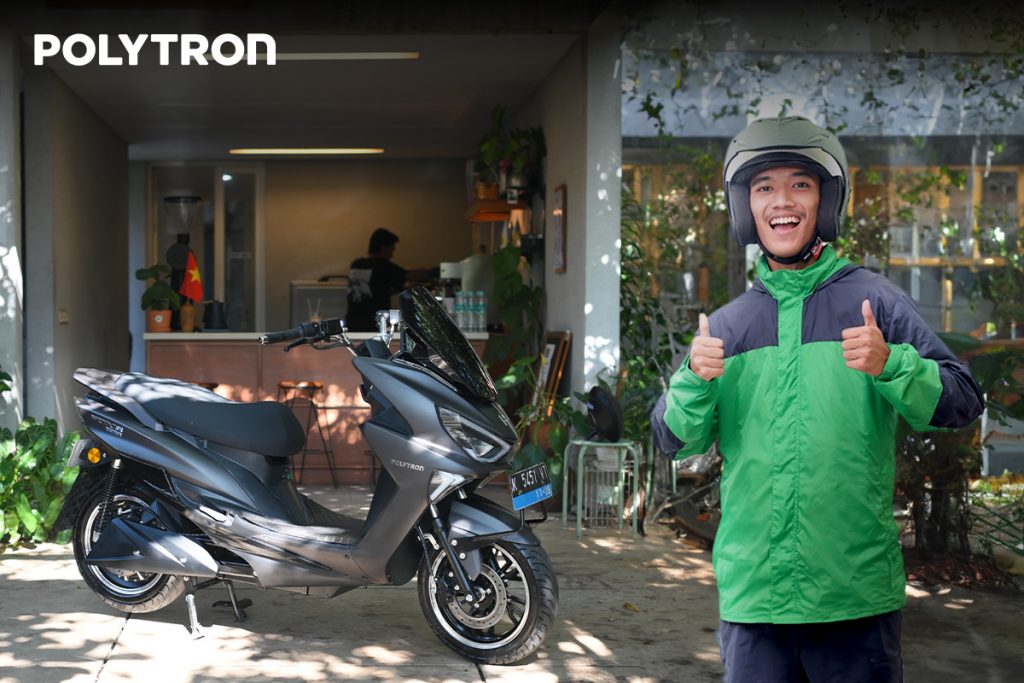 ojek online beralih motor listrik polytron