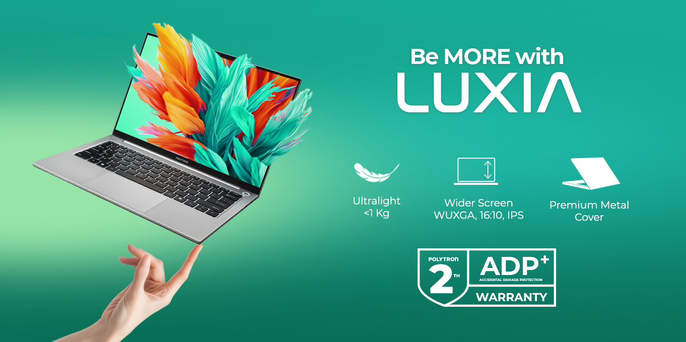 laptop polytron luxia series