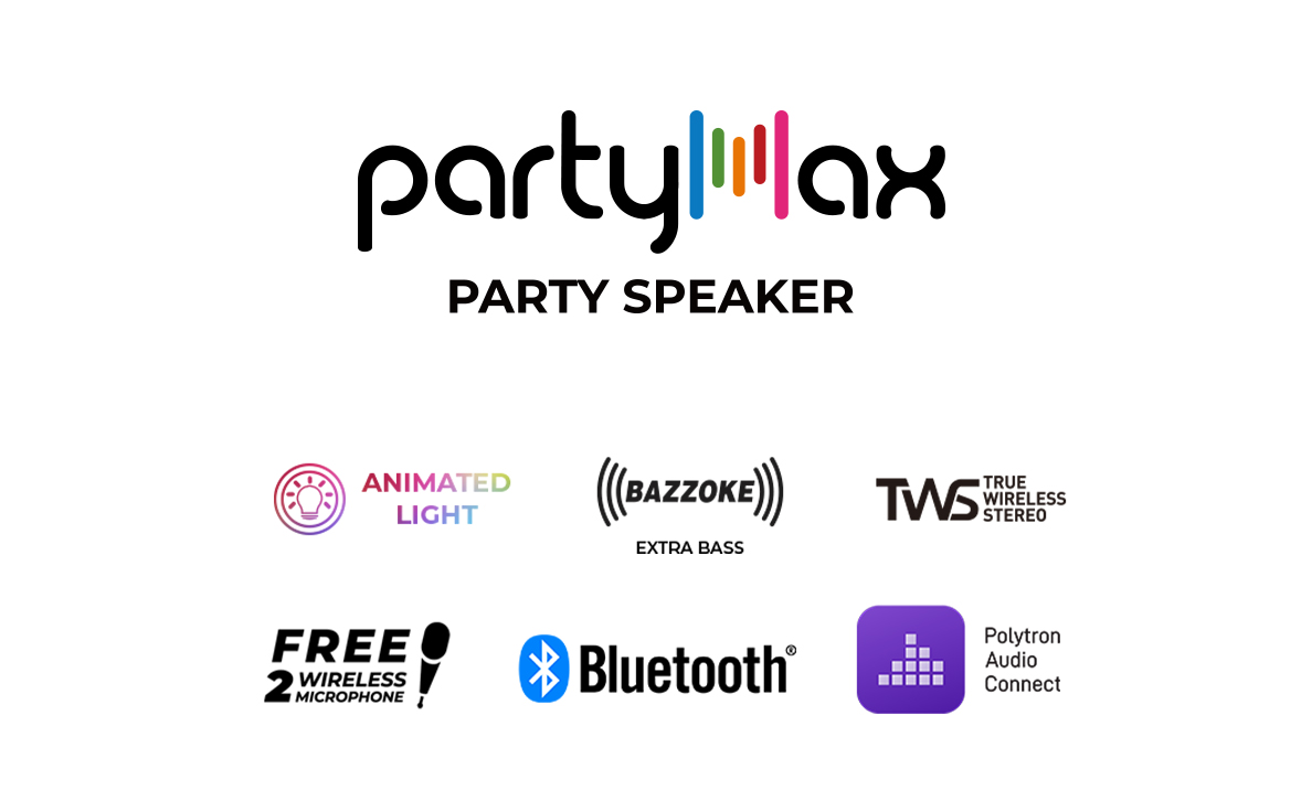 polytron speaker logo dan fitur