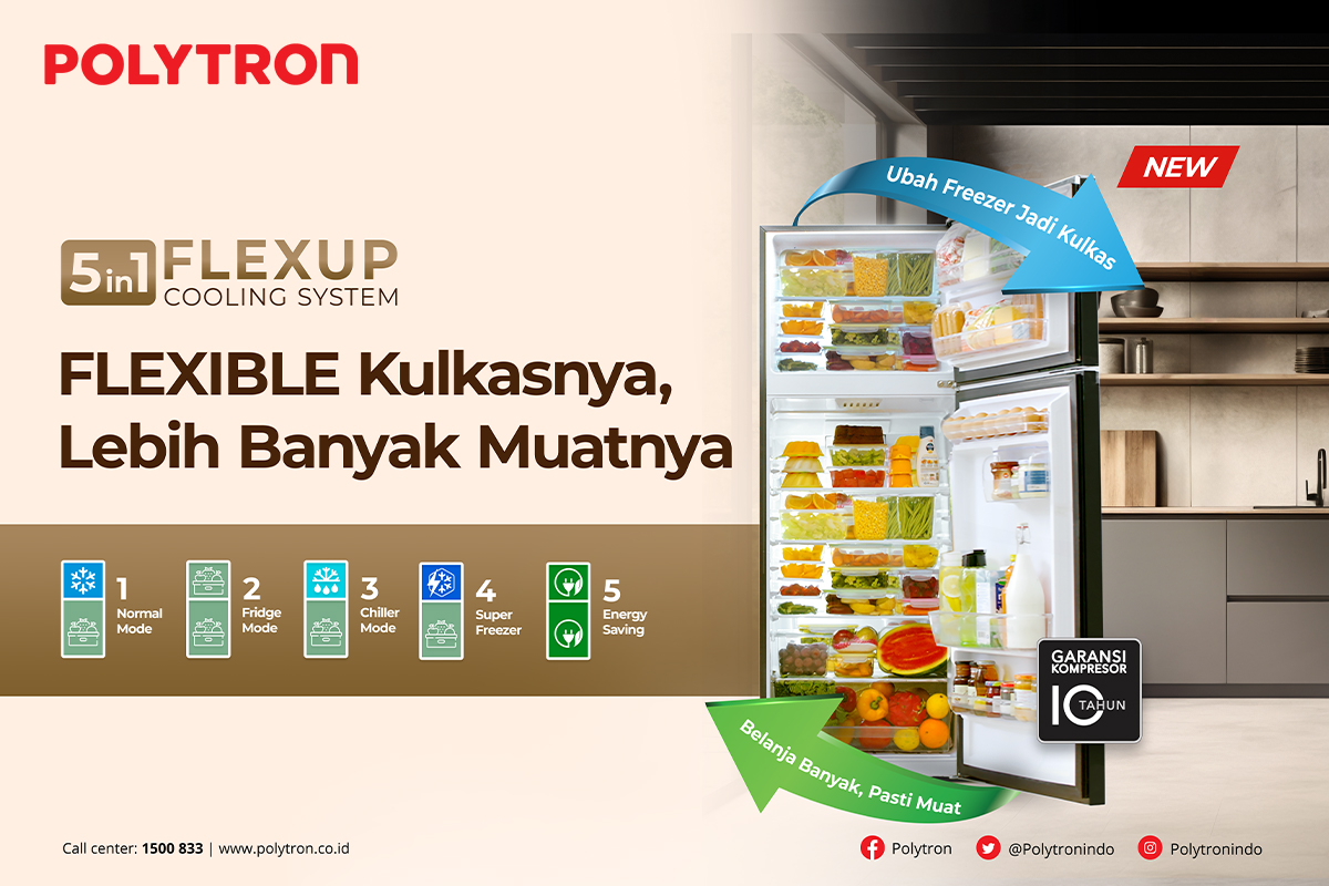 flexup kulkas 2 pintu besar