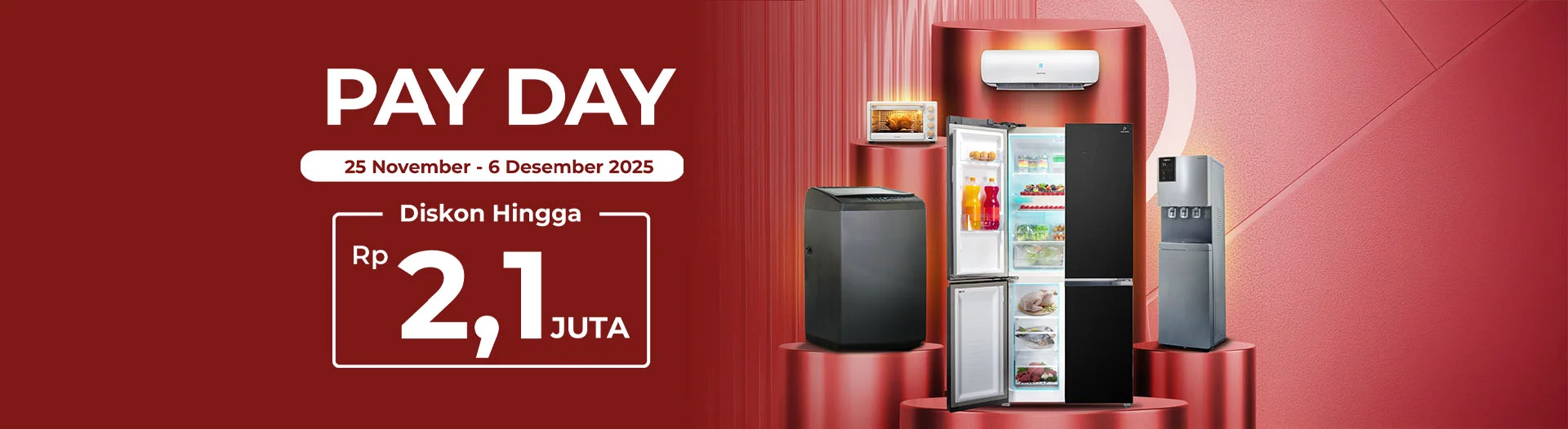 promo polytron kulkas mesin cuci ac oven november 2025