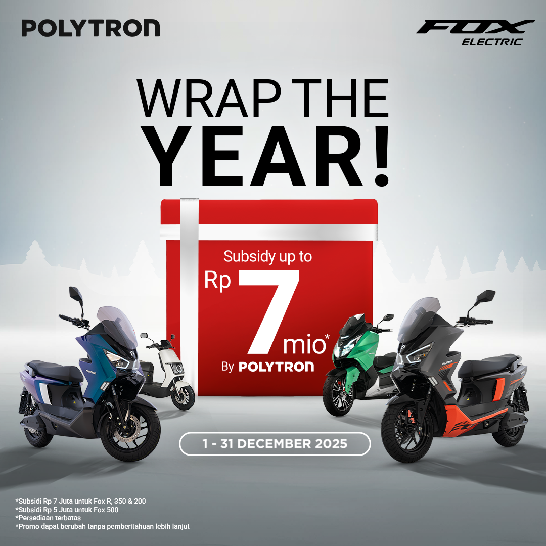 promo desember 2025 motor listrik polytron