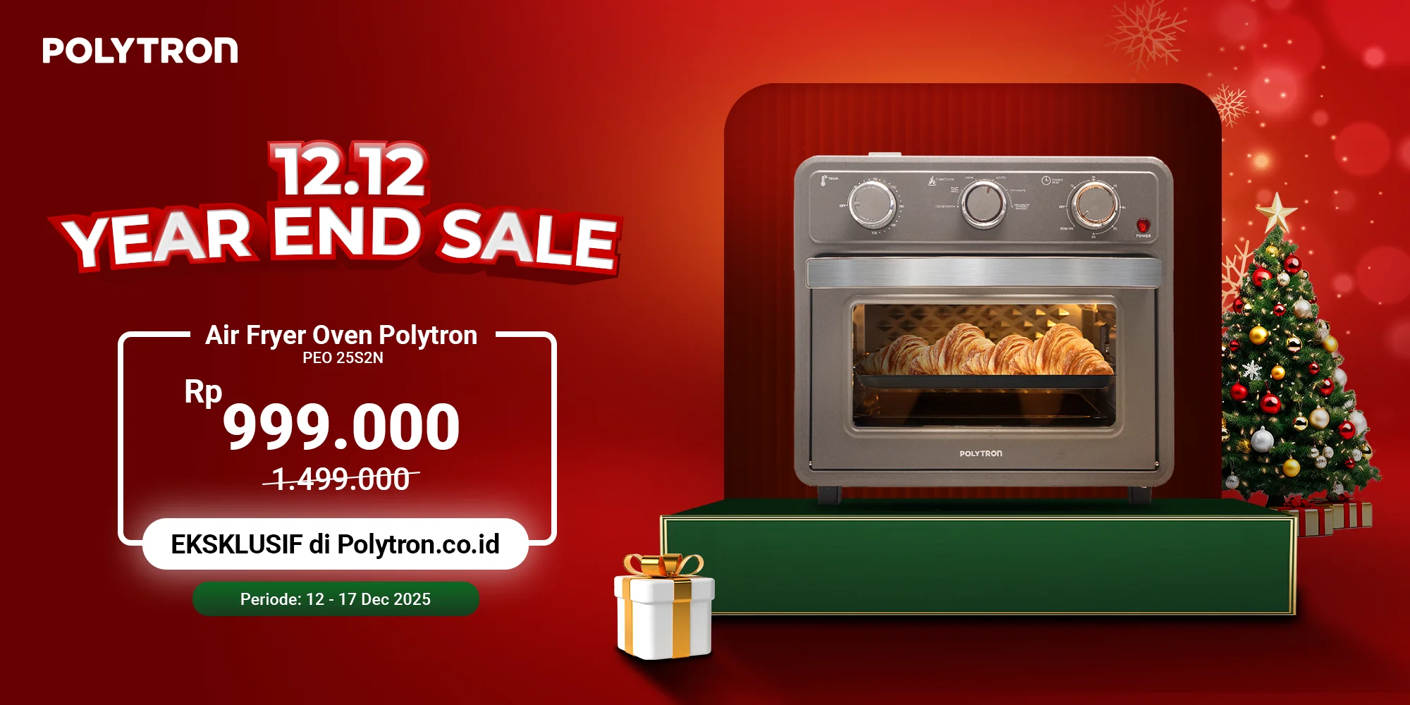 promo oven listrik 12.12 year end sale desember 2025 eksklusif di website polytron