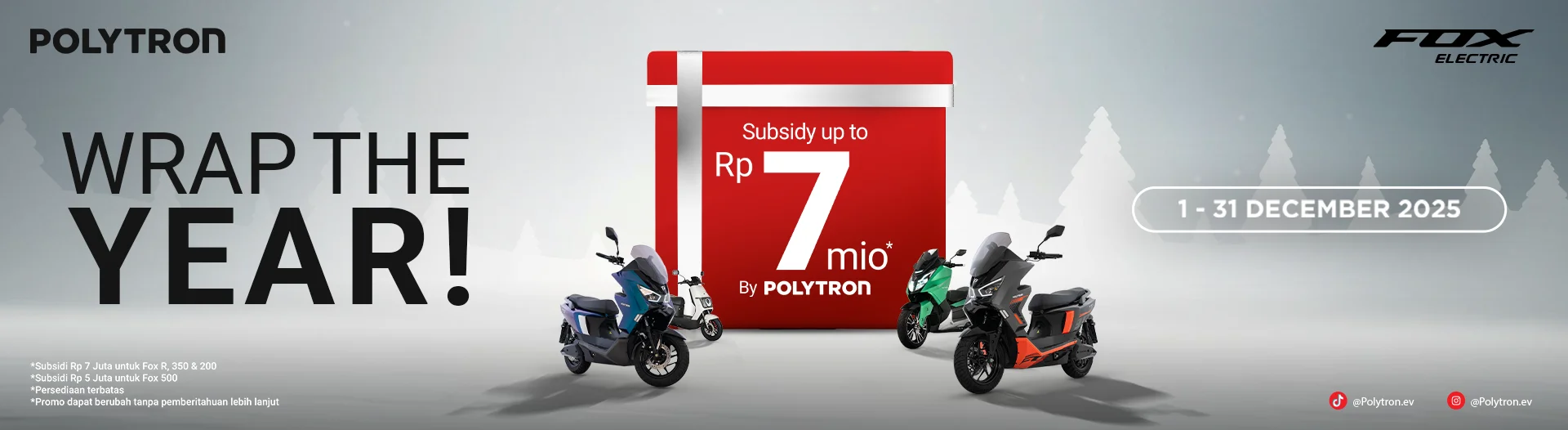 promo desember 2025 motor listrik polytron