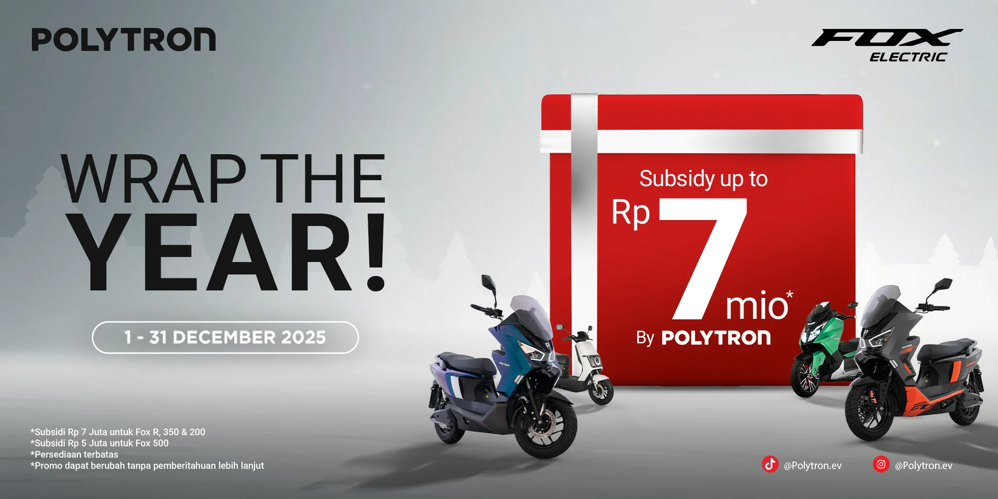 promo desember 2025 motor listrik polytron