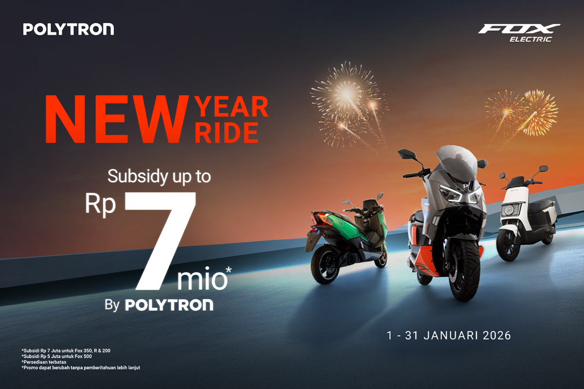 promo subsidi motor listrik polytron januari 2026