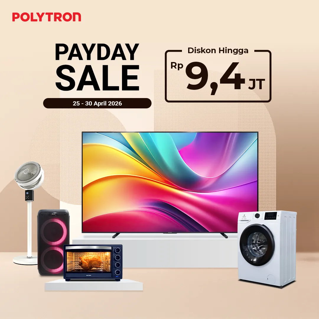 promo payday eksklusif website resmi polytron april 2026 polytron