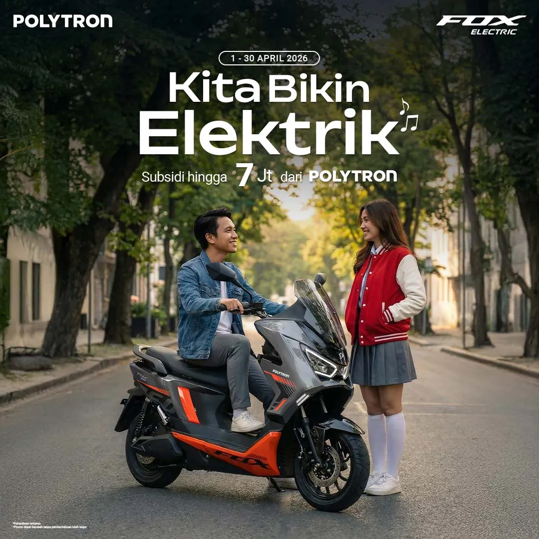 promo motor listrik polytron april 2026