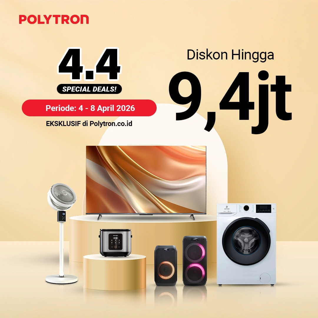 promo 4.4 april polytron indonesia