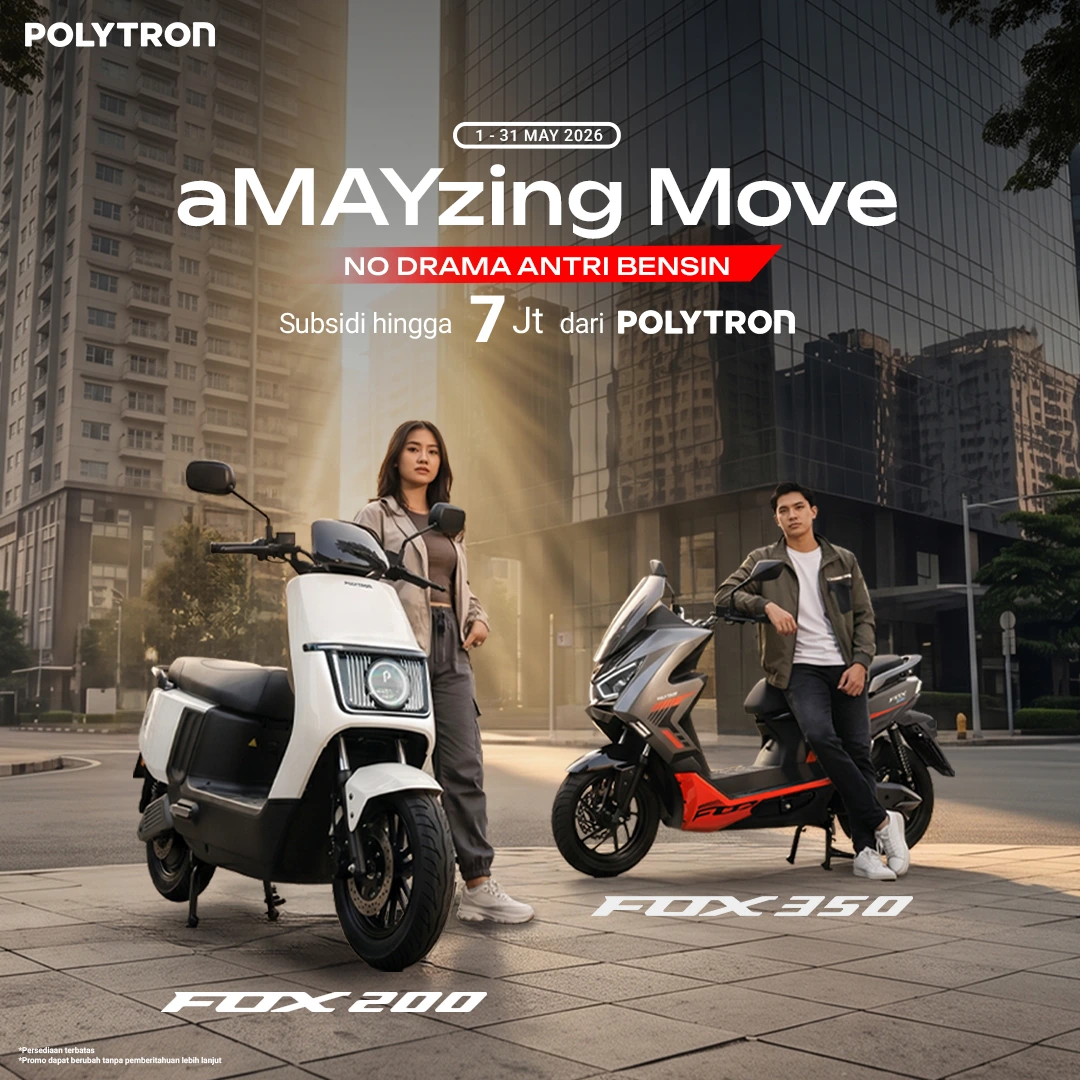 promo motor listrik polytron mei 2026