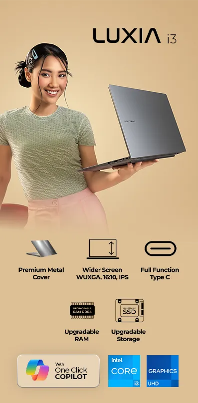 laptop polytron luxia i3