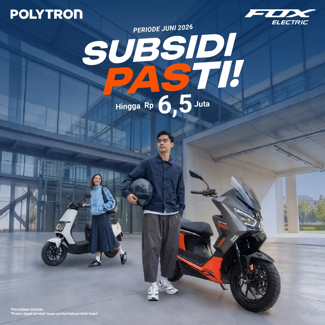 promo motor listrik polytron juni 2026