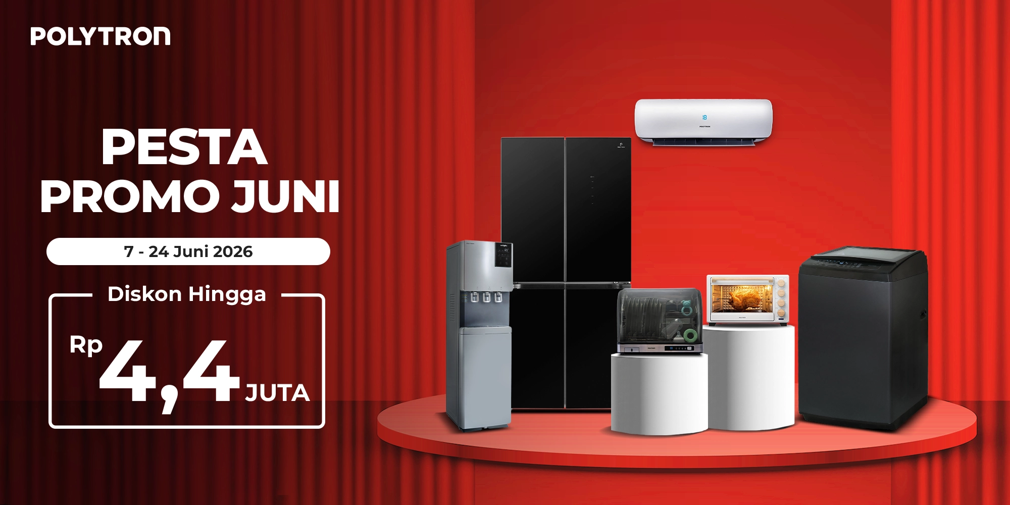 promo payday polytron kulkas mesini cuci ac oven listrik januari 2026