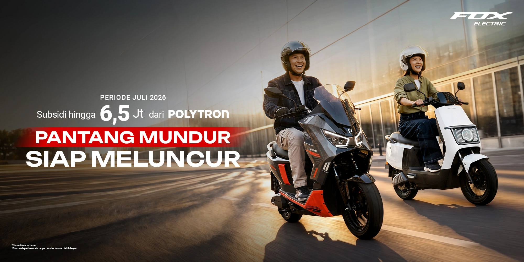promo motor listrik polytron juli 2026