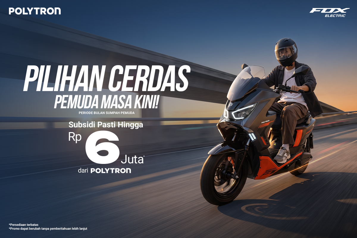 promo subsidi motor listrik polytron oktober 2026